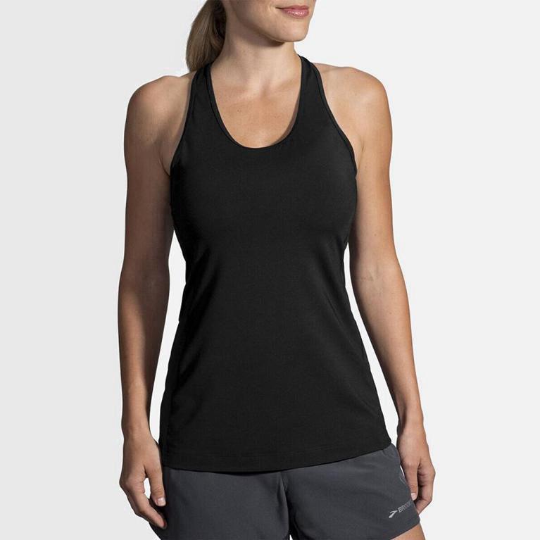 Brooks Pick-Up Israel - Women's Running Tank Top - Grey (94681-YOMJ)